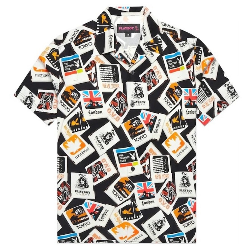 OVO x PLAYBOY Club Silk Shirt
